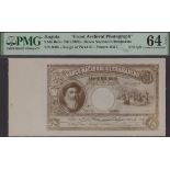 Banco Nacional Ultramarino, Angola, obverse archival photograph for 5 Mil Reis, 19- (1909),...