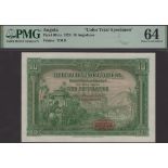 Republica Portuguesa, Angola, colour trial 10 Angolares, 14 August 1926, no serial number, r...