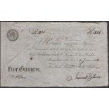 (Bourton on the Water Bank), for Saml, Palmer & Willm Wilkins, 5 Guineas, 2 June 1806, seria...