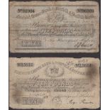 Norfolk Crown Bank & Norfolk & Suffolk Bank, for Harveys and Hudsons, Â£5 and Â£10, 31 May 186...