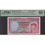 Banco Nacional Ultramarino, Portuguese India, specimen 30 Escudos, 2 January 1959, serial nu...