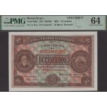 Banco Nacional Ultramarino, Mozambique, specimen 10 Escudos, 1 January 1921, no serial numbe...