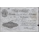 Bank of England, Kenneth O. Peppiatt, Â£100, Liverpool, 29 September 1936, serial number 96/Y...