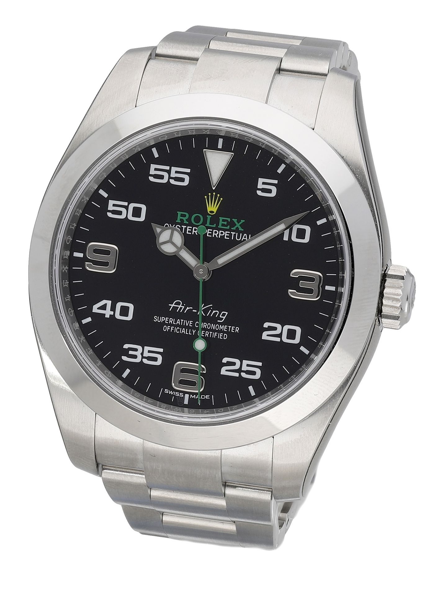 Rolex. A stainless steel automatic wristwatch with bracelet, Ref. 116900, Air-King, circa 20...