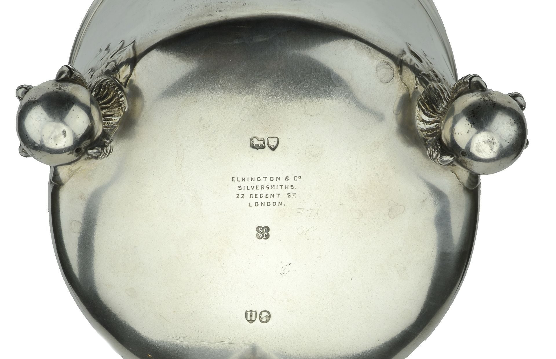 Of Regimental interest: A Victoria silver peg tankard for the Scots Greys, the lid engraved... - Bild 6 aus 6