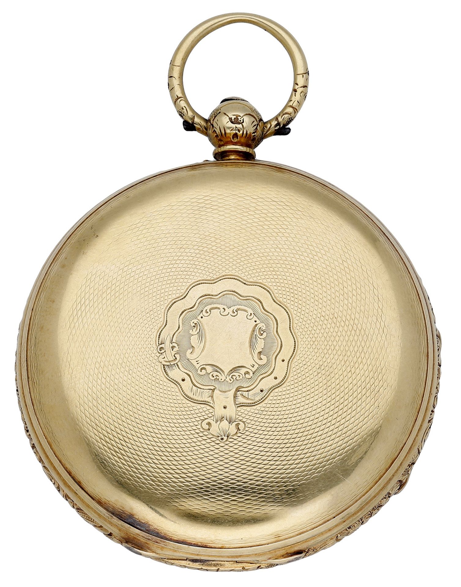 Brillman, London. A gold consular cased watch, circa 1870. Movement: gilt full plate, lever... - Bild 2 aus 5