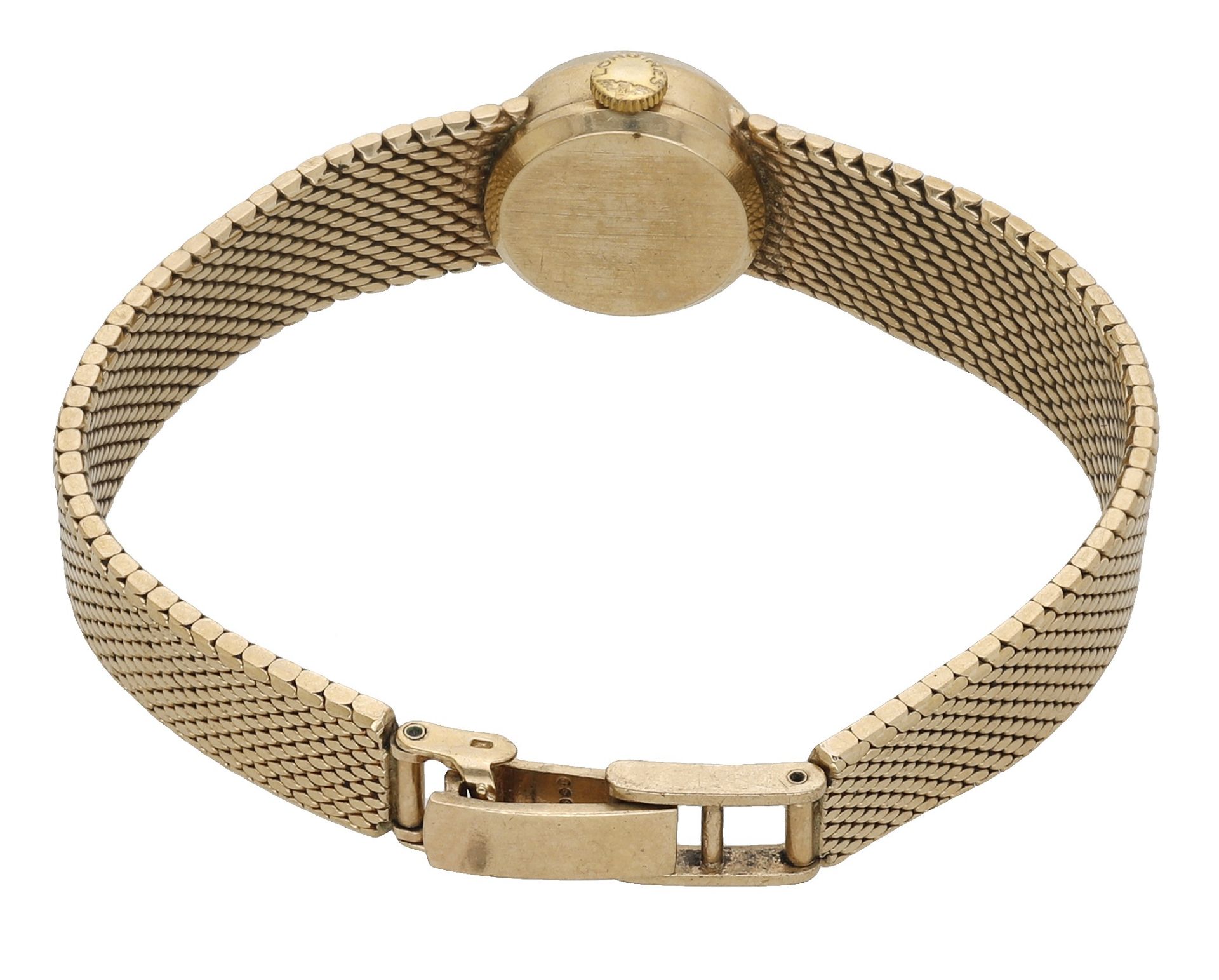 Longines. A lady's gold bracelet watch, circa 1966. Movement: cal. 320, manual winding, 17... - Image 2 of 3