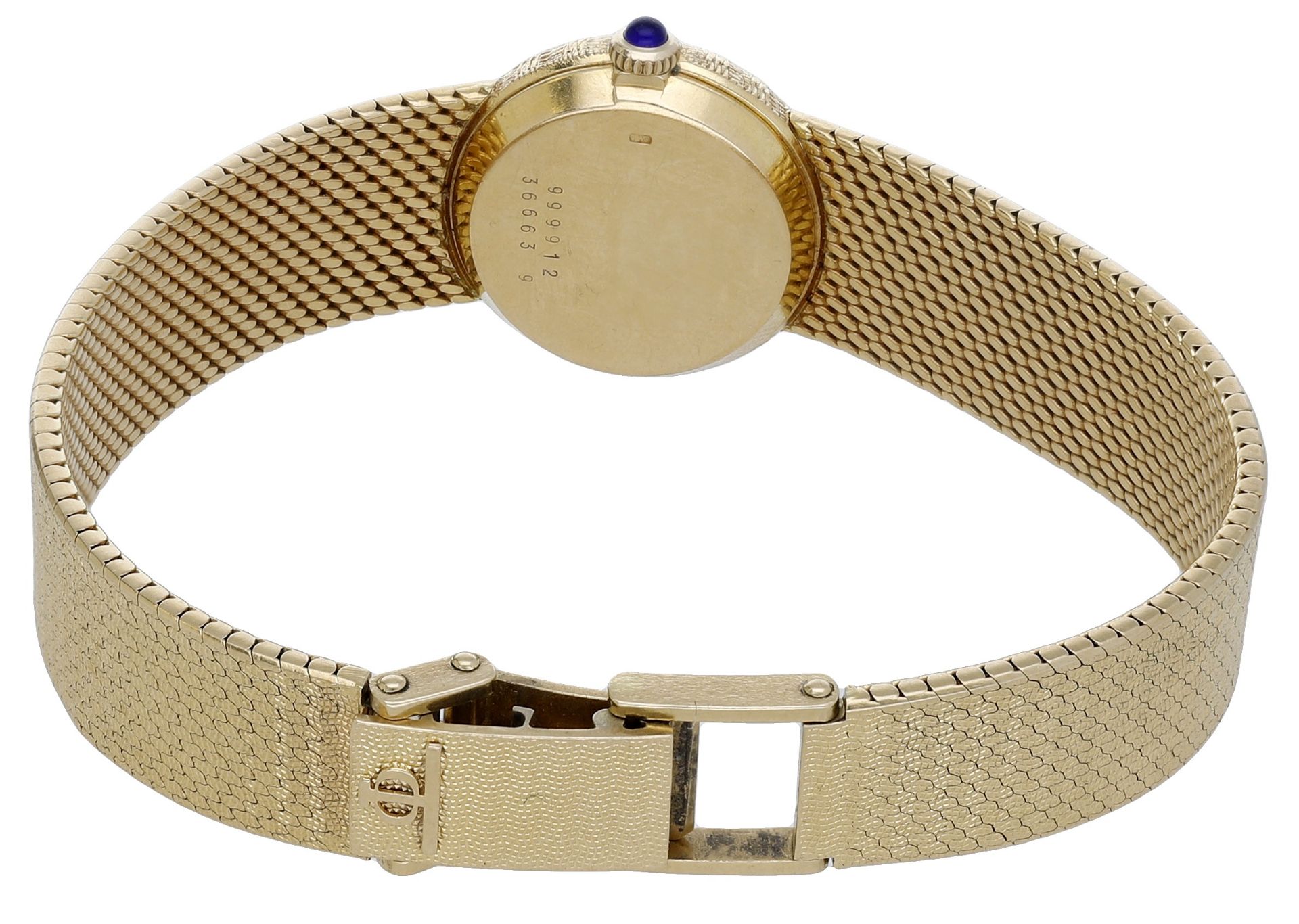 Baume & Mercier. A lady's gold bracelet watch, Ref. 36663-9, circa 1990. Movement: cal. BM7... - Image 2 of 3