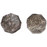Stephen (1135-1154), Penny, Cross Moline type, Southwark, Alfwine, a[lf]pi[ne :] on : svd :,...