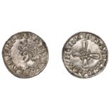 Harold I (1035-1040), Penny, Jewel Cross type [BMC i], Lincoln, Mathan Balluc, nadan ballvc...