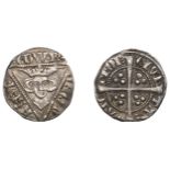 Edward I (1272-1307), Second coinage, Halfpenny, Waterford, type Ib, pellet before Lombardic...