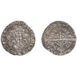 Edward IV (First reign, 1461-1470), Heavy coinage, Groat, London, class II, mm. rose, quatre...