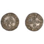 Harthacnut (1035-1042), Penny, Jewel Cross type [BMC i], bust right, Warwick, Sigeweard, sip...
