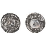 Eadred (946-955), Penny, Crowned Bust type [BMC v], Norwich, Hrodgar, +eadred rex, crowned a...