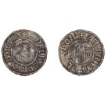 Ã†thelred II (978-1016), Penny, First Hand type [BMC iia], London, Sibwine, zibpine mâ€“o lvndo...