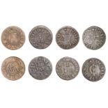 Alcester, Mathias Crabb, Farthing, 1.20g/12h (N 5267, this piece; BW. 2); Joseph Dewes, Fart...