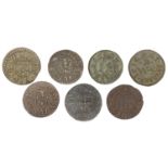 CAMBRIDGESHIRE, Swavesey, William Burten, Farthing, 1656, 1.23g/6h (N 481; BW. 183); Wisbech...