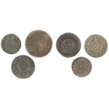 CAMBRIDGESHIRE, Cambridge, Thomas Powell, Halfpence (3), 1666 (2), 1.61g/12h, 1.07g/12h (N 4...