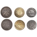 Leeds, Lanclot Iveson, Halfpenny, [16]68, 2.64g/12h (N 5949; BW. 201); Phineas Lambe and Tho...