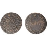 Coventry, Nathaniell Alsopp, Farthing, 1656, 1.00g/6h (N â€“; BW. 58). About fine, very rare...