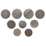 Lincoln, Edward Tomson, Farthings (2), 0.64g/6h (OB 175b; N 2968; BW. 169), 0.97g/6h (OB 175...