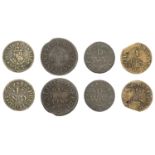 KENT, Deptford, Roger Clarke, Halfpenny, 1.88g/6h (N 2502; BW. 168); Willam Dring, Farthing,...