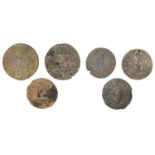 MIDDLESEX (Rural), Bow, Will Meares, Farthings, 1658 (3), 1.03g/12h, 0.62g/12h, 0.57g/12h (a...