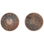 East Smithfield, Edw. Leader, Farthing, 0.59g/6h (N â€“; BW. 935); R.E.M. at the yarne shopp,...