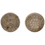 Knaresborough, Thomas Turner, Halfpenny, 1666, 1.98g/12h (N 5922, this piece; BW. 173). Surf...