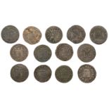 BERKSHIRE, Newbury, Borough Farthings, 1657 (13, from 11 obv. and 8 rev. dies), 0.99g/6h (N...