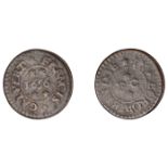 Boroughbridge, Francis Calvert, Farthing, 1656, 0.78g/6h (N 5811; BW. 36). Reverse weak, oth...