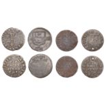 Doncaster, Abraham Pillin, Halfpenny, 1665, 1.22g/9h (N 5843; BW. 79); George Rasine, Halfpe...