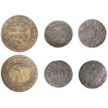 Alcester, Stephen Round, Halfpenny, 1.60g/6h (N 5278, this piece; BW. 11); John Yarnold, Far...