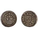 Coventry, T.H. mercer and grocer, Farthing, 1668, 1.26g/12h (N 5319, this piece; D â€“). Struc...