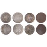 York, Tho. Allott, Halfpenny, 1668, 2.80g/12h (N 6169; BW. 379); Henery Armistead, Halfpenny...