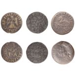 Warwick, John Garlic, Farthing, 0.64g/6h (N 5383, this piece; BW. 178); M[oses] H[olloway],...