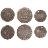 Stratford-upon-Avon, Edward Rogers, Halfpenny, 1668, 2.33g/3h (N 5369; BW. 154); Edward Smit...