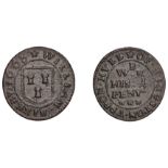 Hull, William Birkby, Halfpenny, 1668, 2.20g/12h (N 5893; BW. 136). Some peripheral weakness...