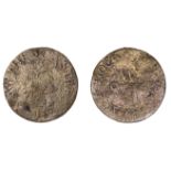 Hermitage Dock [Wapping], S.R.W. at the 3 castles, Farthing, 0.70g/11h (N 8246; D 1348A). Po...