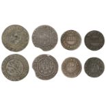 CAMBRIDGESHIRE, Soham, Rob Crow, Halfpence, 1671 (2), 1.53g/6h (N 474; BW. 169), 1.64g/9h (N...