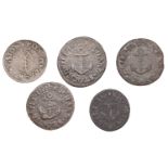 Hull, Joshua Scotte, Farthing, 0.75g/12h (N 5904; BW. 155); Rich. Stockdaill, Farthing, 1665...