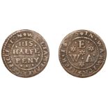 Pillerton Priors, William Earle, Halfpenny, 1670, 2.29g/12h (N 5342, this piece; BW. 123). S...