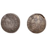 Coventry, T.P. apothecarie, Farthing, 1.02g/6h (N â€“; BW. 87). Struck slightly off-centre, ot...