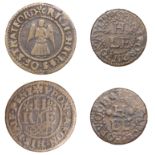 Stratford-upon-Avon, Rich Hickes, Halfpenny, 1.70g/6h (N â€“; BW. 147); Lawrance Horwood, Fart...