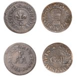 Wapping New Stairs, G. Percy, Farthing, 0.84g/6h (N 8553; BW. 3326); Anthony Philips, Farthi...