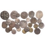 Miscellaneous, Assorted Islamic coins in silver (7), base metal (19), the majority Central A...