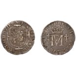 Mary (1542-1567), Second period (with Francis), Testoon, 1558, type I, 5.90g/3h (SCBI 35, 10...