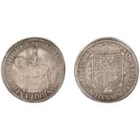 Charles I (1625-1649), Third coinage, Briot's issue, Thirty Shillings, mm. flower on obv., t...