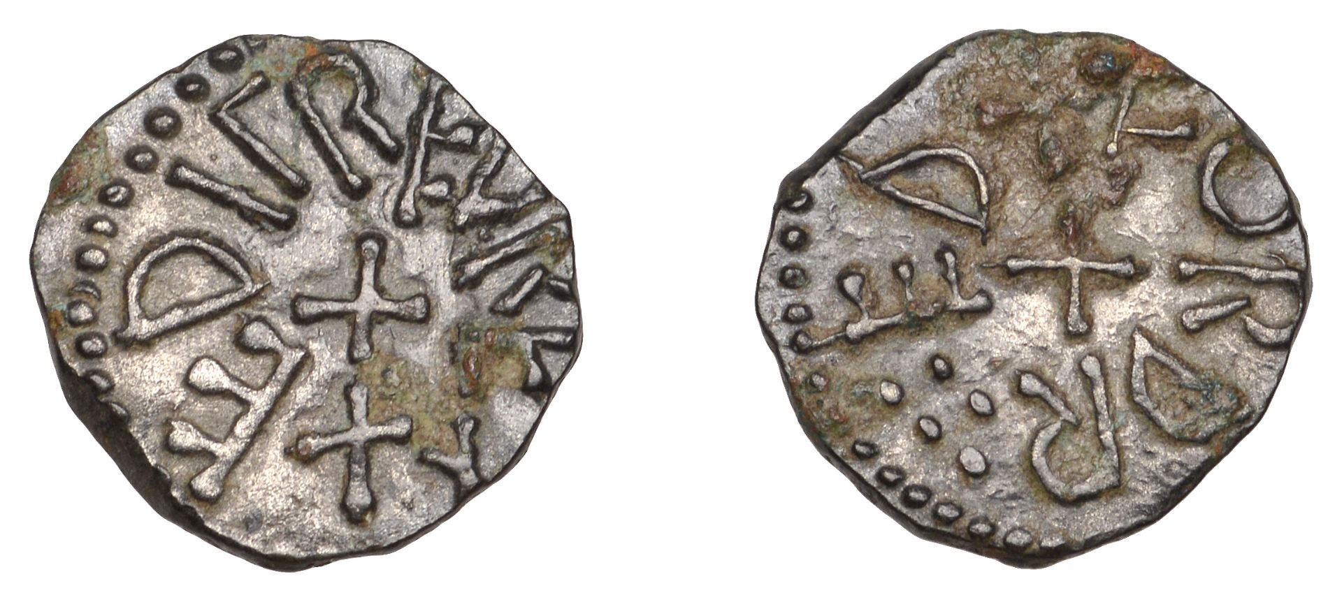 Kings of Northumbria, Ã†thelred II (Second reign, 844-50), Styca, Cii, Forthraed, ediÎ³red rex...