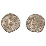 Archbishops of York, Eanbald II (796-835), base Sceatta or Penny, Phase I, Ã†thilweard, eanba...